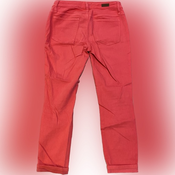 Lila Ryan Cuffed Pants, Red (Dragon Fruit), 25Petite - Picture 2 of 7